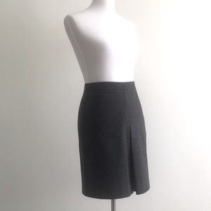 J Crew Wool & Cashmere Skirt 2 XS Gray Mini A Line